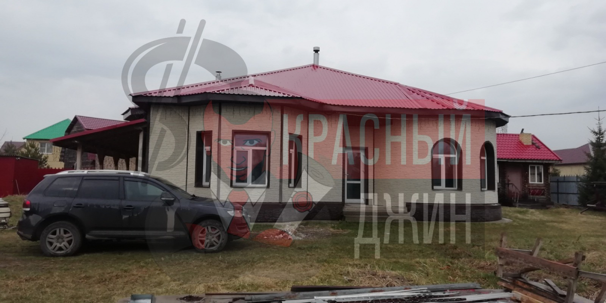 Дом с землей (136,3 кв м+2 участка по 10 соток) Омская обл. с.Надеждино